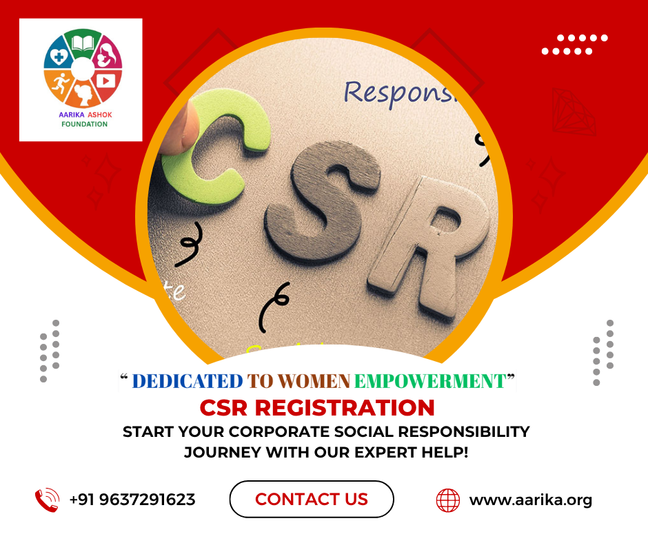 CSR Registration( Government Charges extra if applicable)