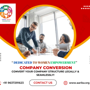 Company Conversion ( Government Charges extra if applicable)