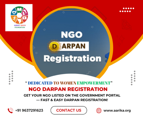 NGO Darpan Registration ( Government Charges extra if applicable)