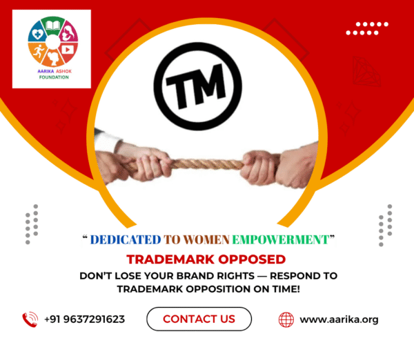 Trademark Opposed( Government Charges  extra if applicable)