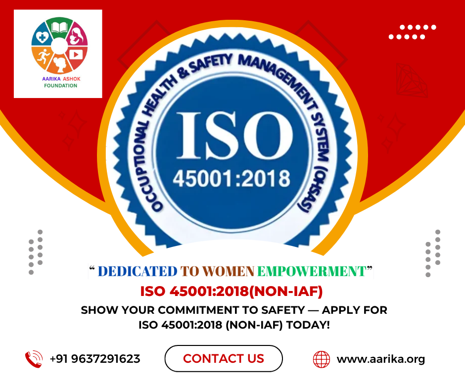 ISO 45001:2018(Non-IAF)( Government Charges extra if applicable)