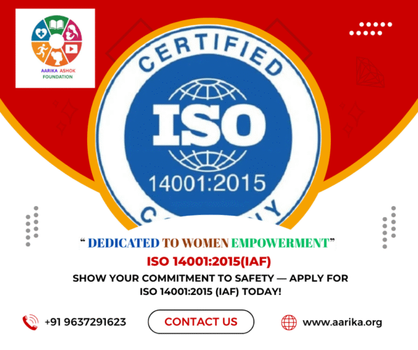 ISO 14001:2015(IAF)(Government Charges extra if applicable)