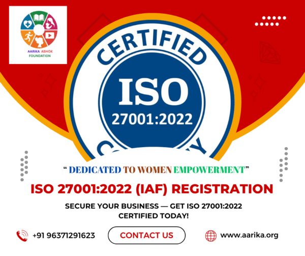 ISO 270001:2022(IAF)(Government Charges extra if applicable)