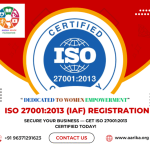 ISO 27001:2013(IAF)(Government Charges extra if applicable)