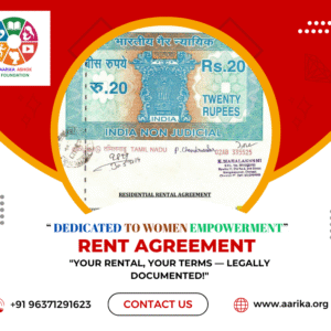Legal Rent Agreement Registration (Government Charges extra if applicable)