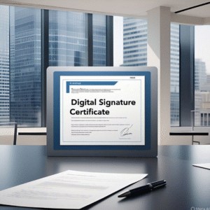 Digital Signature Certificate  (Government Charges extra if applicable)