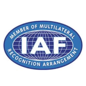 ISO 9001:2015(IAF)( Government Charges extra if applicable)