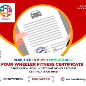 Four Wheeler Fitness( Government Charges extra if applicable)(Including Online fee)